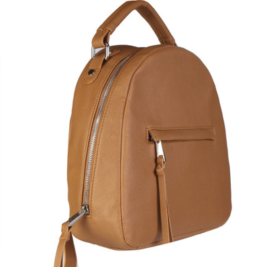 

Lychee Bags Women Casual Tan PU Shoulder Bag