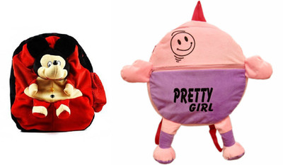 

JRP Mart Combo Backpack Red Bag and Purple Pretty bag Backpack(Multicolor, 14 inch)