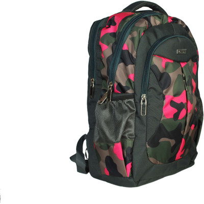 

Raeen Plus Unisex-pink-jungle Waterproof School Bag(Pink, 10 L)