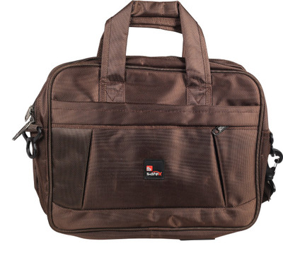 

Safex 10 inch Expandable Laptop Messenger Bag(Brown)