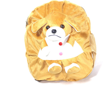 

carry mee SOFT TEDDY School Bag(Brown, 7 L)