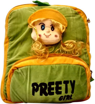 

Disha Enterprises Pretty Girl School Bag(Multicolor, 7 L)