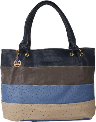 

Moedbuille Blue Polyurethane (PU) Tote Handbag Shoulder Bag(Blue, 12 inch)