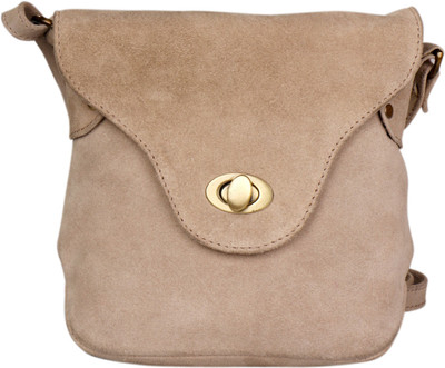 

Romari Felicia Sling Bag(Beige, 8 inch)