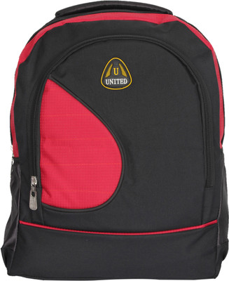 

United Bags Toofan Punch 35 L Medium Backpack(Red, Black), Red and black