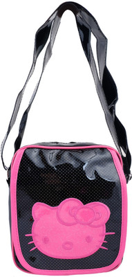 

Super Drool Black Kitty School Bag(Black, 1 L)