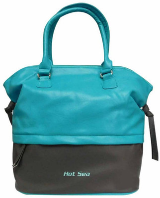 

Hot Sea Turquoise Blue & Black Combination Smart Hot Sea Handbag School Bag(Blue, Black, 1 L)