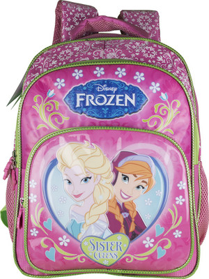 

Frozen Sister Love Waterproof School Bag(Pink, 18 inch)