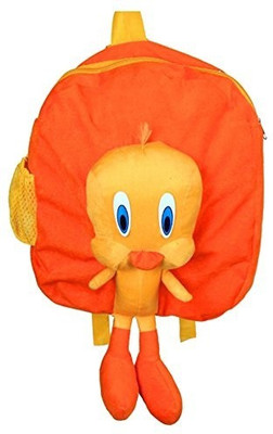 

JRP Mart Orange & Yellow Soft Toy Bag School Bag(Orange, 14 inch)