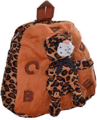 

Twisha Nursery Cheetah School Bag(Brown, 5 inch)