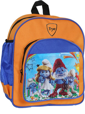 

Tryo Kiddy Waterproof School Bag(Blue, Orange, 27 L)