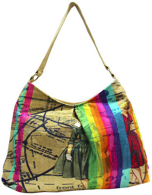 80% OFF on Carry on Bags Vintage European Girls Print Large Shoulder Bag Shoulder Bag(Beige, 12 L) 80% OFF on Carry on Bags Vintage European Girls Print Large Shoulder Bag Shoulder Bag(Beige, 12 L)