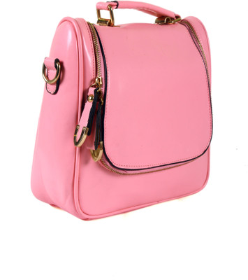India Unltd Patent Leather Pink Backpack IULBG23PIBP School Bag(Pink, 5 L)