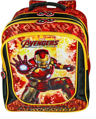 Marvel Avengers EI-WDP0079 Waterproof Backpack(Red, Black, 16 inch)