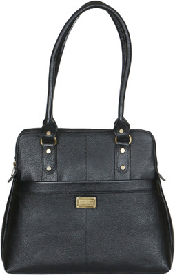 

LEATHER COLLECTION LC0049BLACK Shoulder Bag(Black, 13 inch)