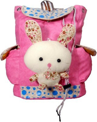 

U United Girls Cute Bunny PNK Waterproof Backpack(Pink, 12 L)