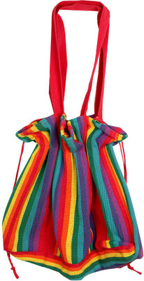 

Beautiful Minds Handwoven Cotton Shoulder Bag Shoulder Bag(Multicoloured, 12 inch)