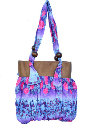 

INDRA AND SARASWATI SIST purple Colour cotton handbag Multipurpose Bag(Purple, 12 inch)