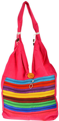 

KHATRI HANDICRAFTS 913 Shoulder Bag(Pink, 5 L)