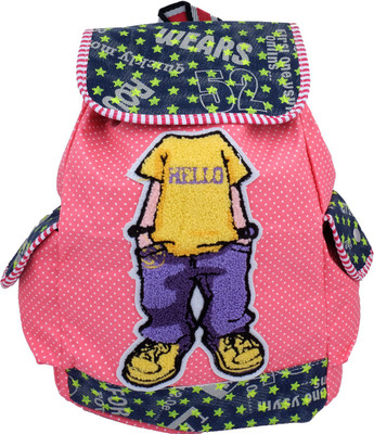 

Super Drool Pink Smart Kid School Bag(Pink, 5 L)