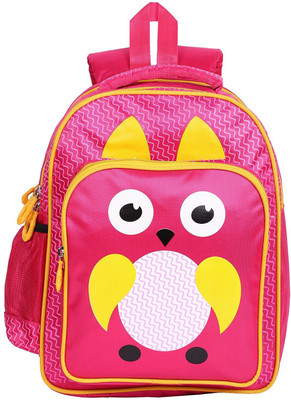 

Sanjog Owl Premium Children's Backpack Waterproof School Bag(Pink, 15 L)