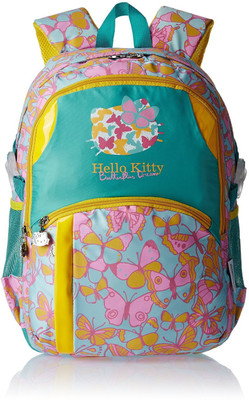 

Hello Kitty MBE-HKP062 Waterproof School Bag(Blue, Pink, 15 inch)