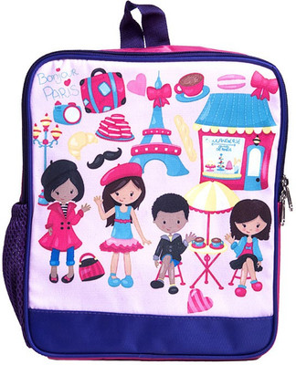 

Lill Pumpkins Pink Paris Backpack Waterproof Backpack(Pink, 15 inch)
