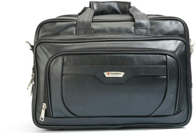 

Sapphire SAMRAT BLACK FULL EXPANDABLE LAPTOP BAGS Messenger Bag(Black, 8 L)
