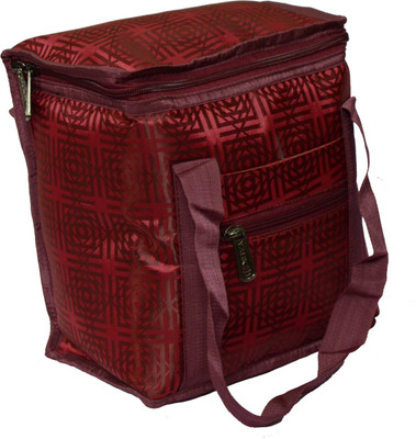 

Yark Padded Maroon Waterproof Lunch Bag(Maroon, 10 inch)