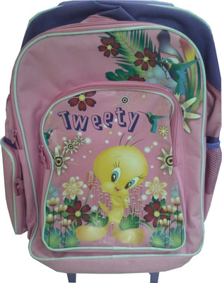 Tweety AGKRBG1038984 Trolley(Pink, 18 inch)