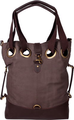 

Romari shoulder bag Multipurpose Bag(Grey, Brown, 5 inch)