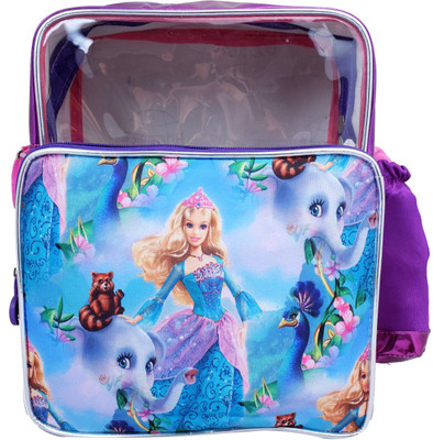 

Super Drool Purple Cartoon Love School Bag(Purple, 4 L)