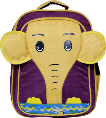 

Attache Attache Purple Elephant Kids School Bag Waterproof School Bag(Purple, 14)
