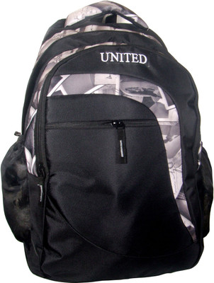 

United Bags PostCard Pi 35 L Medium Laptop Backpack(Black)