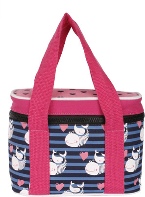 

Kanvas Katha Kanvas Katha Printed Canvas Lunch Bag KKLB008LP Lunch Bag(Pink, 2 L)