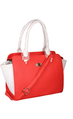 

Speed X Fashion Girls Casual Red, White PU Shoulder Bag