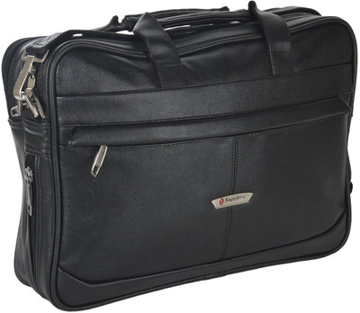 

Sapphire 16 inch Expandable Laptop Messenger Bag(Black)