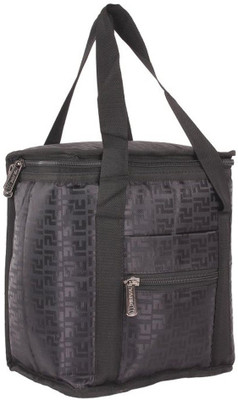 

Kuber Industries 3 Partition Waterproof Lunch Bag(Black, 3 inch)