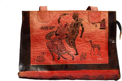 

Dreamss Enterprise Dreamss Shantiniketan Pure Leather Multi Color Womens’ Office Bag Multipurpose Bag(Multicolor, 7 L)