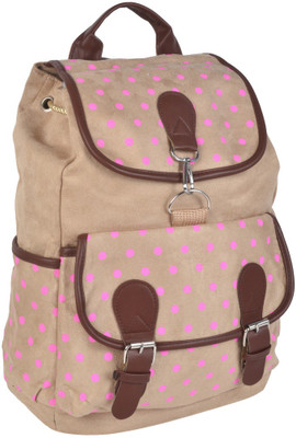 

Kleio Kleio Pink Polka Dots Casual Backpack Backpack(Pink, 17 L)