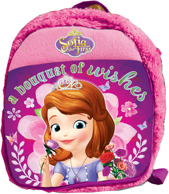 

Disney Sofia Plush Bag School Bag(Pink, 12 inch)