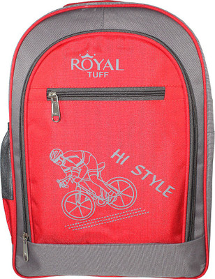 

Ranvijay HI Style School Bag(Red, 10 L)