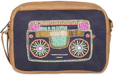 

Desi Drama Queen Radioactive Blue School Bag(Blue, 5 inch)