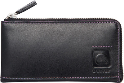 

Delsey Aurore Black Leather Kye Ring Sling Bag(Black, 1 L)