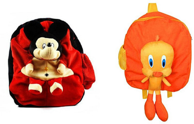 

JRP Mart Combo Backpack Red Bag and Yellow Bird Bag Backpack(Multicolor, 14 inch)
