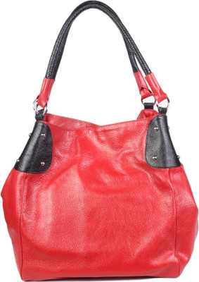 

KHADI INDIA LHB 12 Messenger Bag(RED AND BLACK, 12 inch)