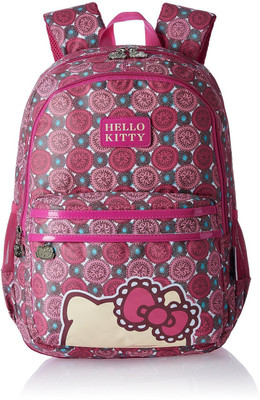 

Hello Kitty by MBE-HKP046 Waterproof School Bag(Pink, 15 inch)