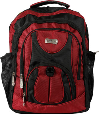 

Daikon Foster-01 Waterproof School Bag(Black, Red, 30 L)