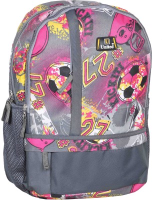 U United Marathon 24 L Laptop Backpack(Pink, Grey)