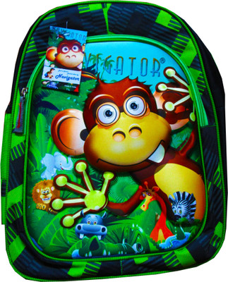

Navigator by 3D School Bag School Bag(Black, 12 inch)